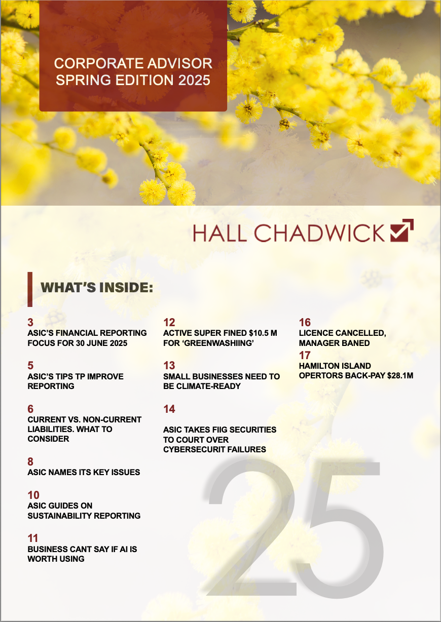 Corporate Advisor Spring