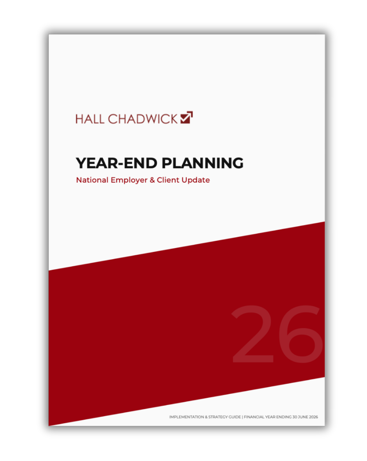 Year End Planning Hall Chadwick Guide