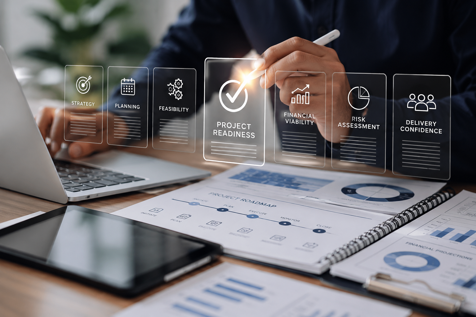 Business project readiness, strategic planning and financial assessment supporting successful grant funding applications